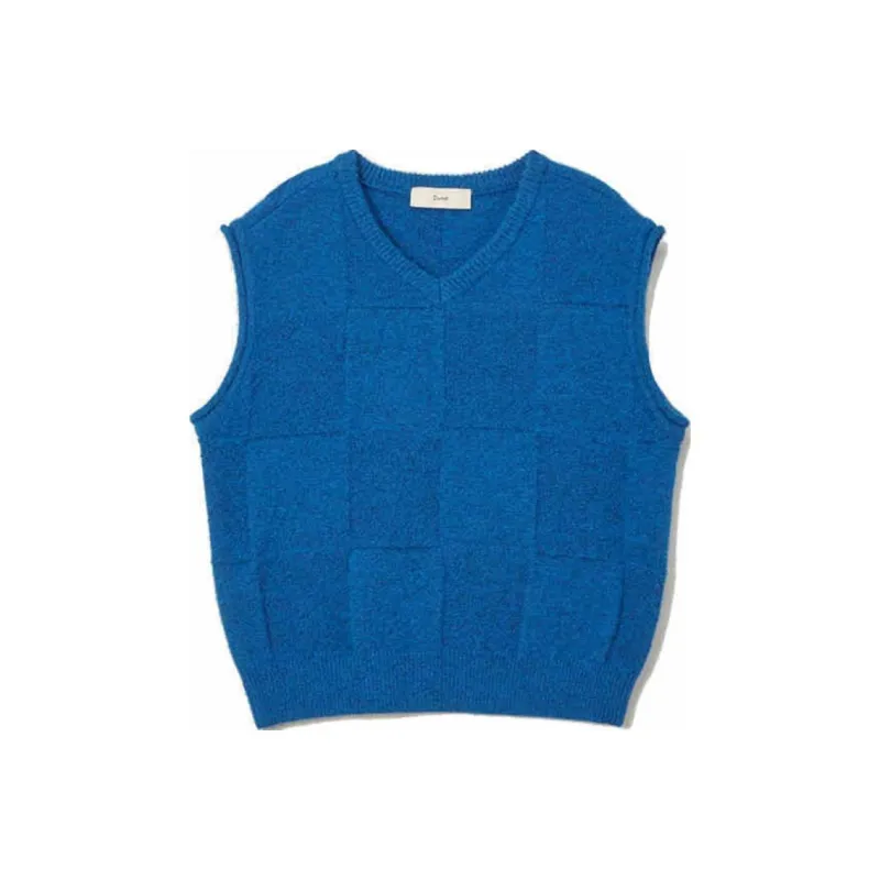 Dunst Unisex Divide V Neck Knit Vest-2