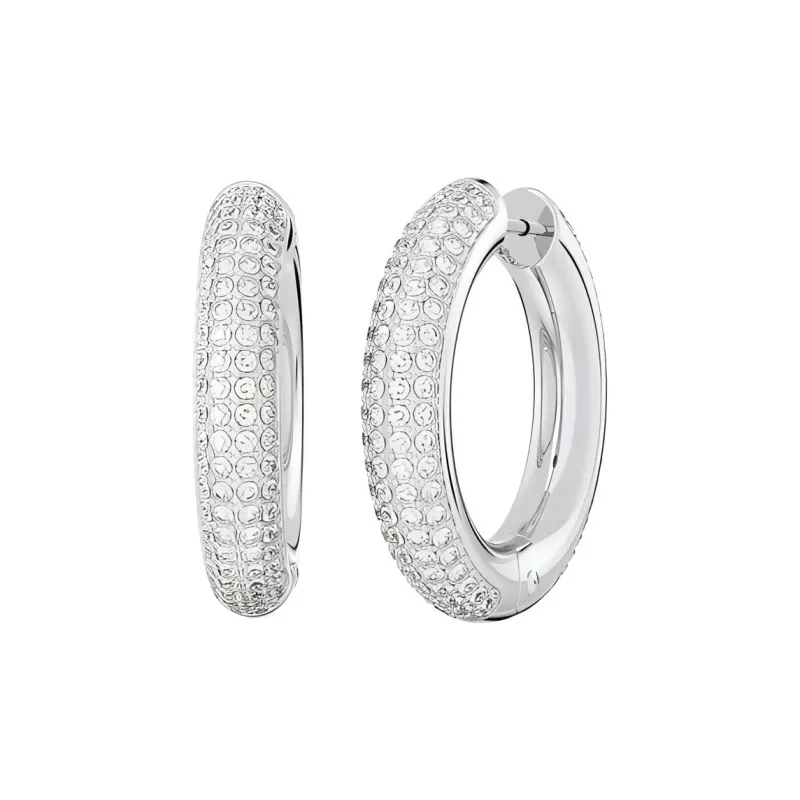 Swarovski Dextera Crystal embellished Hoop Earrings-2