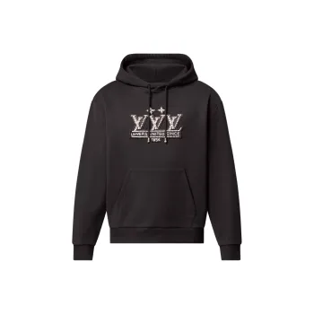 LOUIS VUITTON Pearl Embellished Hoodie