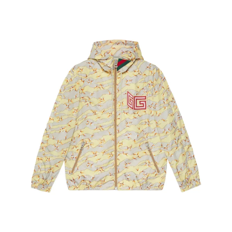 GUCCI Gg Patch Windbreaker-0