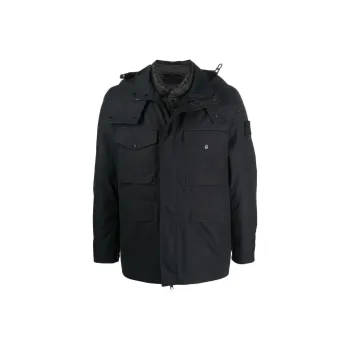 STONE ISLAND Jackets Men Black
