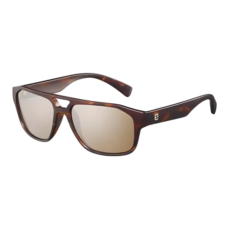 SALOMON Irregular Shape Sunglasses Unisex Tortoiseshell-0