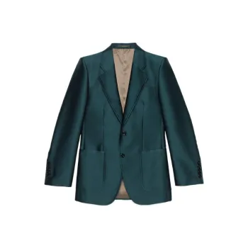 GUCCI Jackets Men Peacock Green