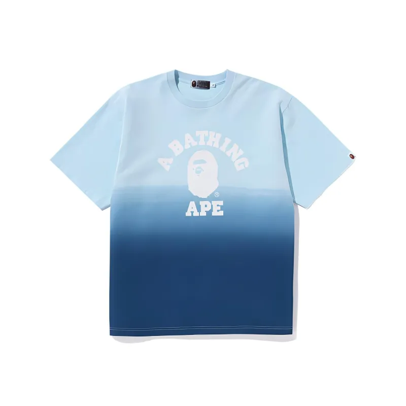 Bape College Gradation Relaxed Fit Tee-0