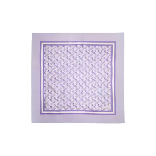 COACH Silk Scarves Women's Purple