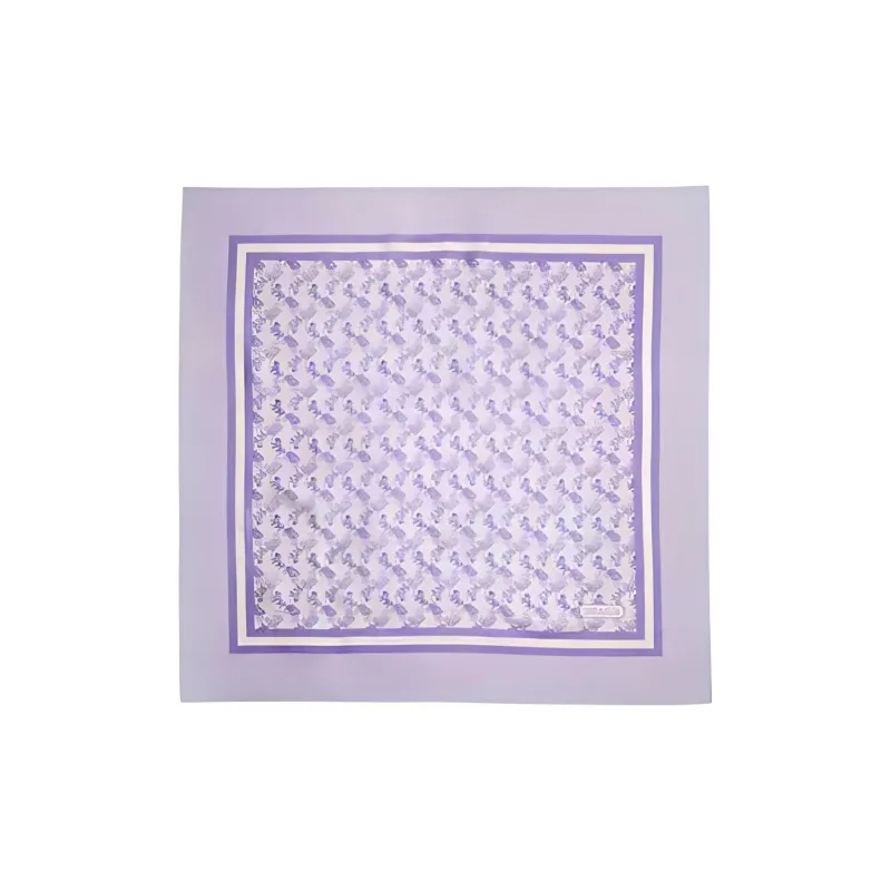 COACH Silk Scarves Women's Purple-0