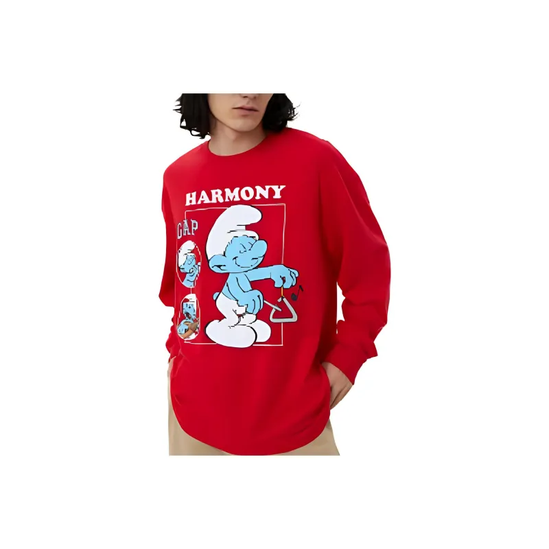 GAP T-Shirts Unisex Red-2
