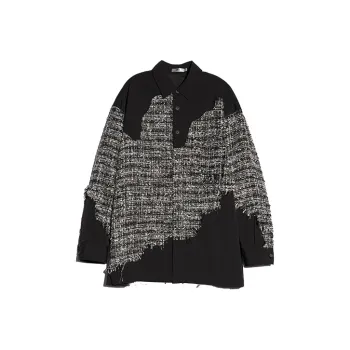 IEW.H Jackets Men Black White Plaid