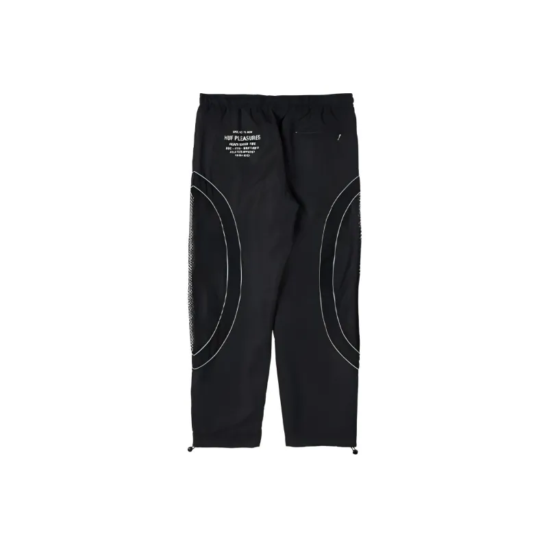 Huf X PLEASURES Casual Pants Unisex Black-1