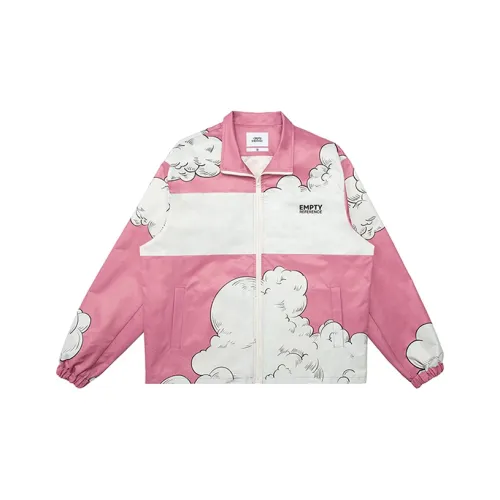 EMPTY REFERENCE Lapel Jackets Unisex Pink