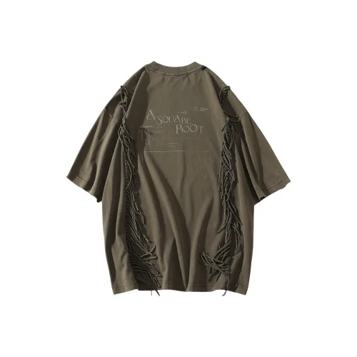 A SQUARE ROOT T Shirt Unisex Gray Coffee
