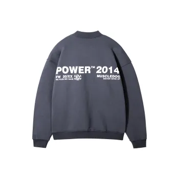 Muscle Dog Sweatshirt Men's Dark Gray