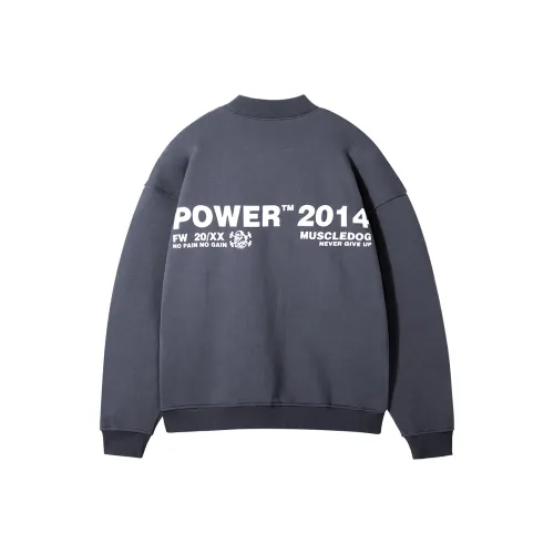 Muscle Dog Sweatshirt Men's Dark Gray