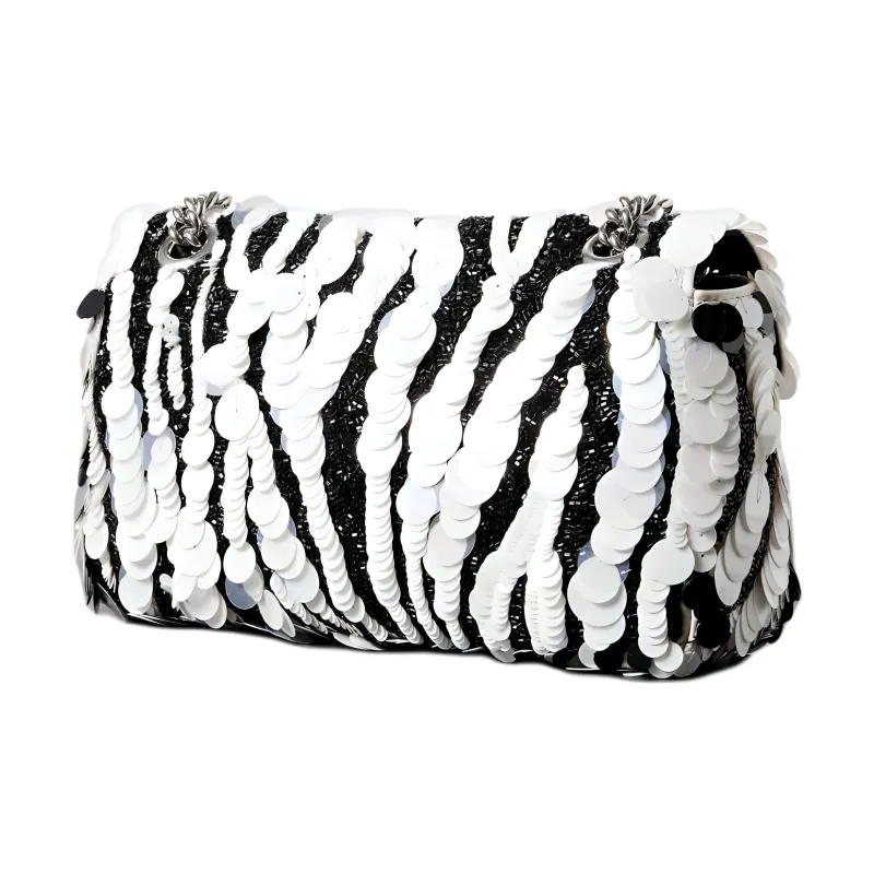 GUCCI GG Marmont Satin Shoulder Bag Crossbody Bag Women's Silver-1