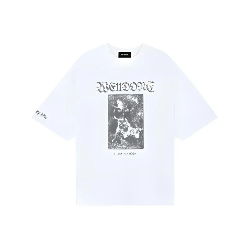 WE11DONE SS25 T Shirt Unisex White-0