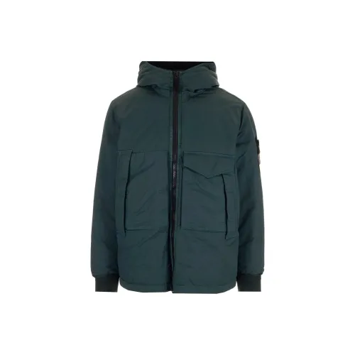 STONE ISLAND Jackets Men Olive Green