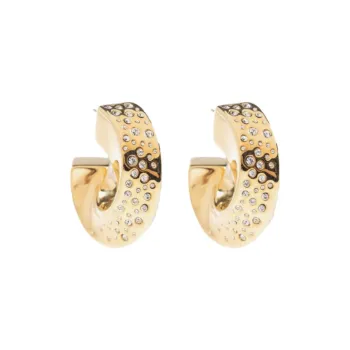 En Goose Crystal embellished Earrings