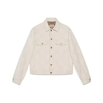 GUCCI Jackets Men Ivory White