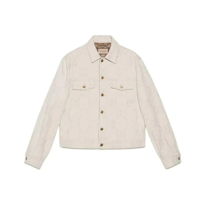 GUCCI Jackets Men Ivory White-0