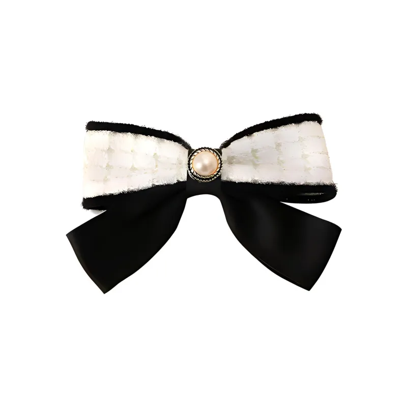 LILY&LOTTY Hair Clips Women's Black White-0