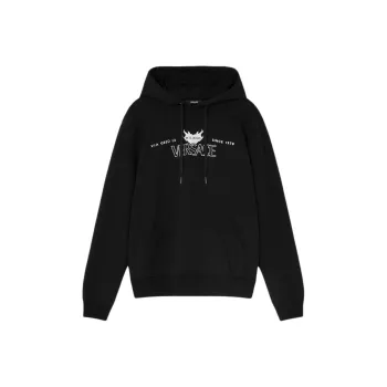 VERSACE Logo Printed Hoodie