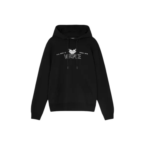 VERSACE Logo print Hoodie