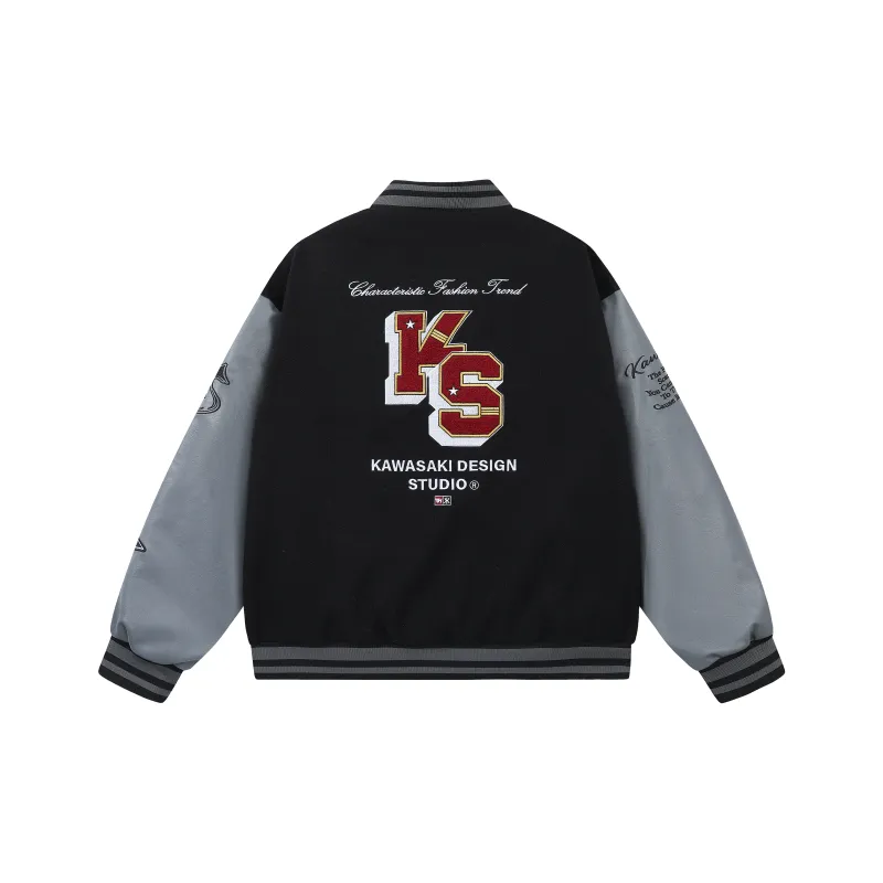 Kawasaki Baseball Jacket Unisex-1