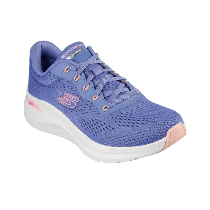Skechers ARCH FIT 2.0 Cushioning, Wear Resistant Low Top Casual Shoes Women's Blue-2