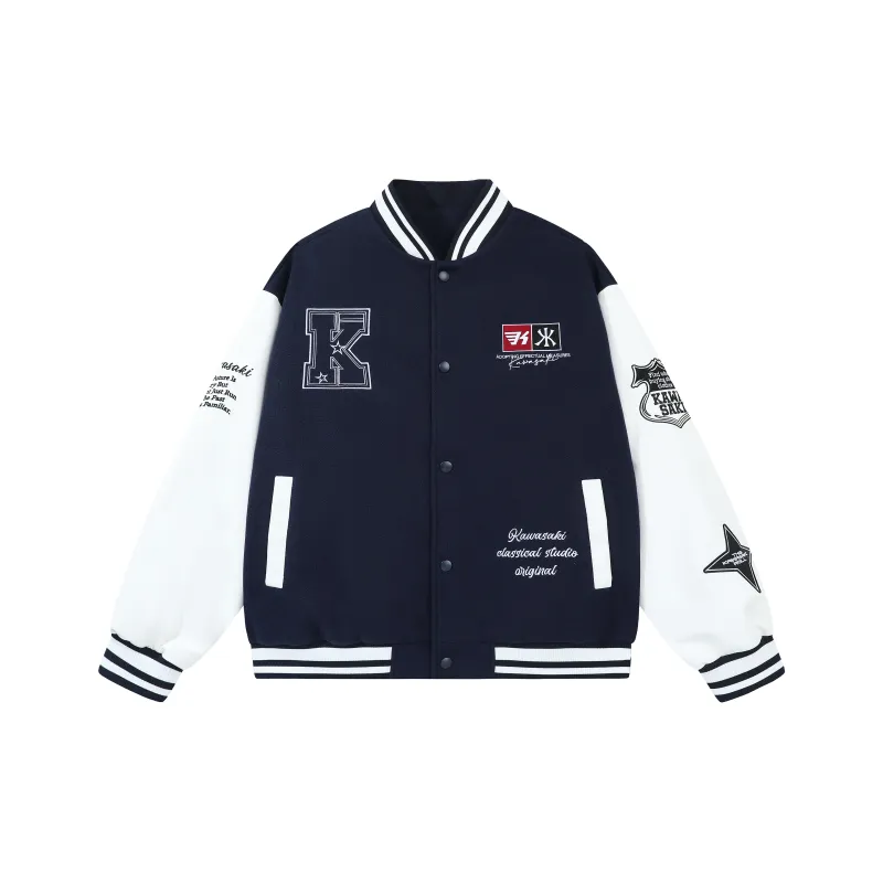 Kawasaki Baseball Jacket Unisex-8