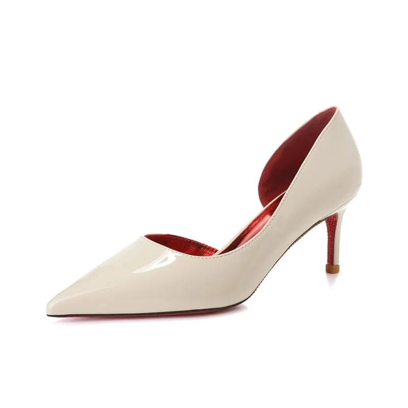 QITUMAUL Slim Heel High Heels Women's-21