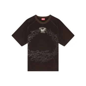 DIESEL T Roxt Q1 Inside Out Printed T Shirt