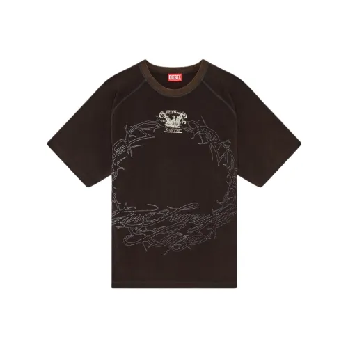 DIESEL T Roxt Q1 Inside Out Printed T Shirt