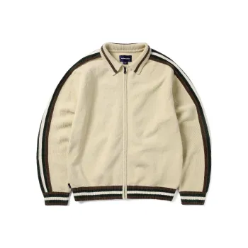 Thisisneverthat Striped Zip Cardigan