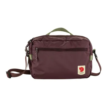Fjallraven Polyamide One Shoulder Handbag Unisex Blackberry Red