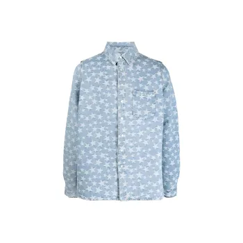 ERL Denim Jacquard Overshirt