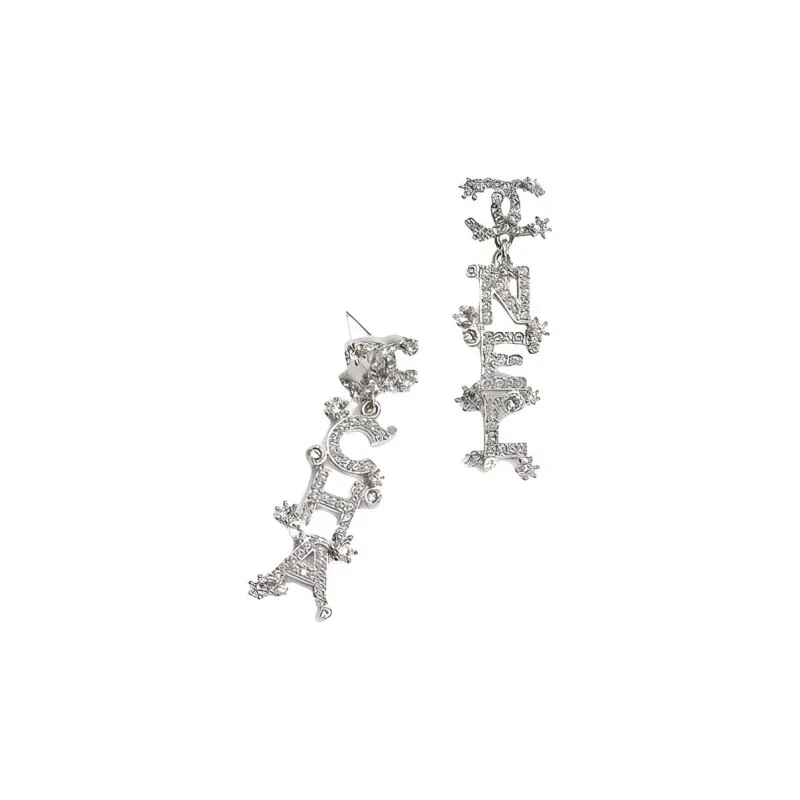 CHANEL Earrings Women's Silver-0