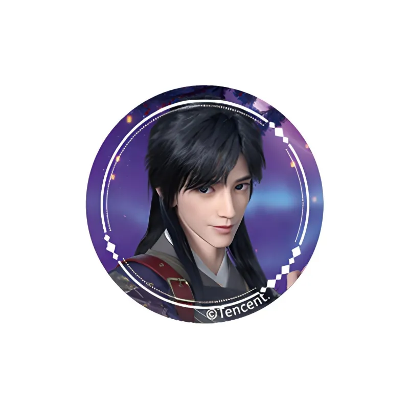 TENGXUNSHIPINCAOCHANGDI Cherished Thoughts Official Merch Reflective Badges-4