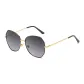 Black Gold Frame with Gradient Gray Lens (TY0002-1)