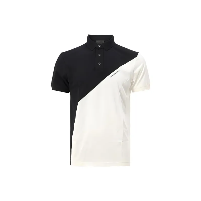 EMPORIO ARMANI Polo Shirt Men's Black White-0