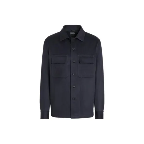 Ermenegildo Zegna Oasi UGGed Straight Hem Shirt