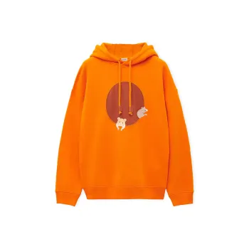 LOEWE x Suna Fujita SS25 Sweatshirt Men's Orange