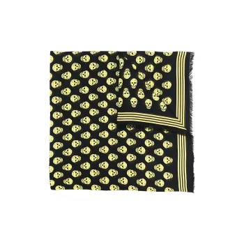 Alexander McQueen Biker Skull Scarf