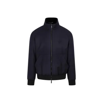 GIORGIO ARMANI Embroidered logo Zip up Jacket