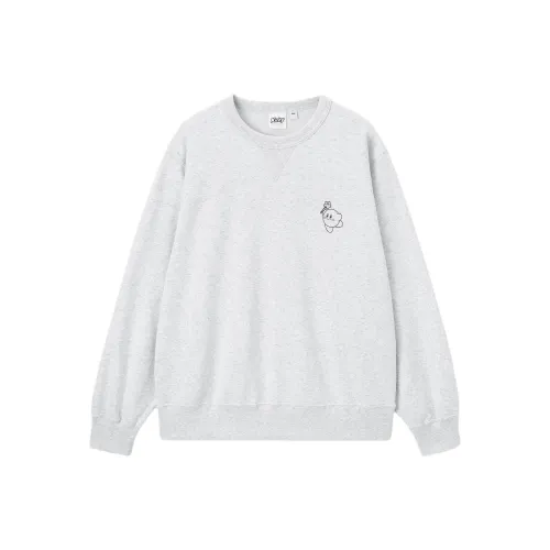 Kirby X GU Kirby Collaboration Edition Sweatshirts Men Light Gray