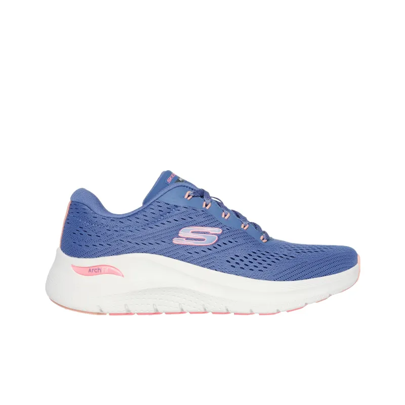 Skechers ARCH FIT 2.0 Cushioning, Wear Resistant Low Top Casual Shoes Women's Blue-1