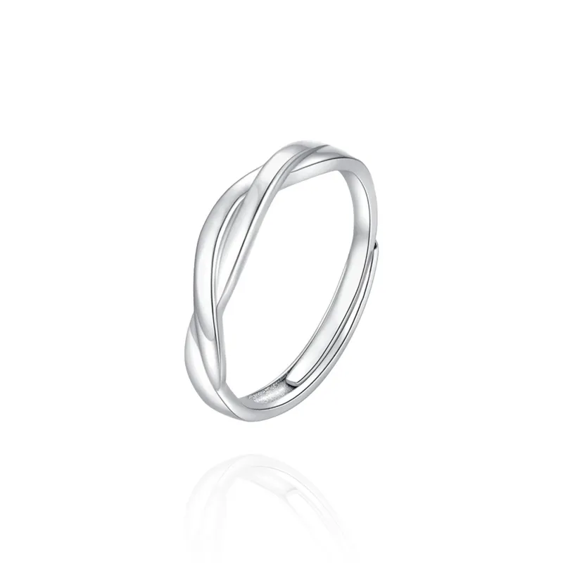 NUSQ Sterling Silver Rings Unisex-5