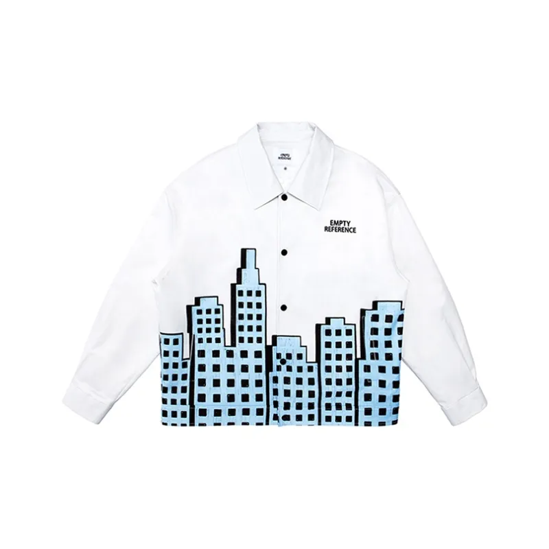 EMPTY REFERENCE Jackets Coats Unisex White-0