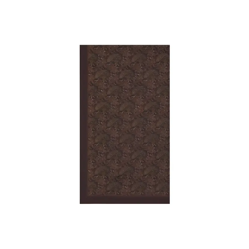 SAINT LAURENT Mulberry Silk Scarves Unisex Brown-2