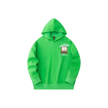 Anta Basketball Collection Sweatshirt Unisex Fluorescent Fruit Green