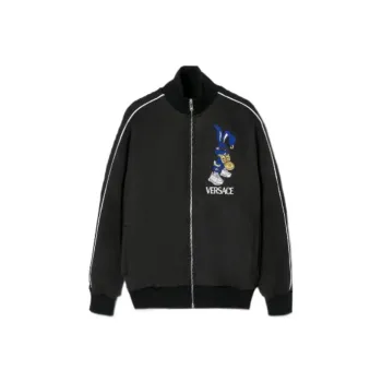 VERSACE Jackets Men Black